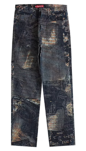 Supreme Archive Denim Jacquard Regular Jean (SS23)