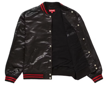 Load image into Gallery viewer, Supreme Thrasher Satin Varsity Jacket (FW21)