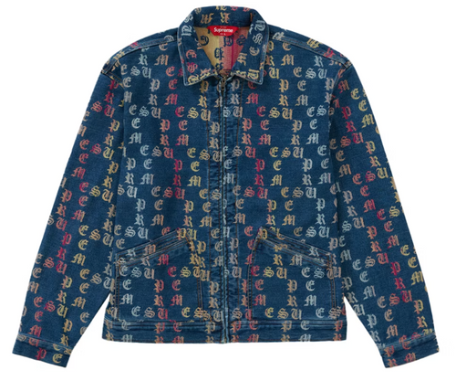 Supreme Gradient Jacquard Denim Work Jacket (SS22)