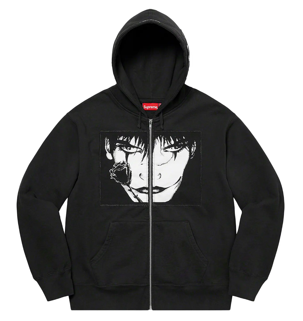 Supreme The Crow Zip Up Hooded Sweatshirt (FW21)