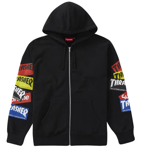 Supreme Thrasher Multi Logo Zip Up Hooded Sweatshirt (FW21)