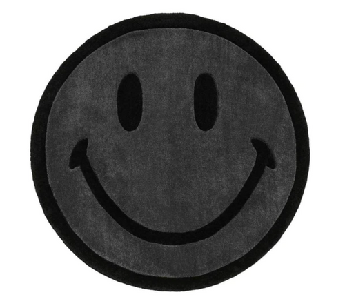 Chinatown Market Monochrome Smiley Rug (2020)