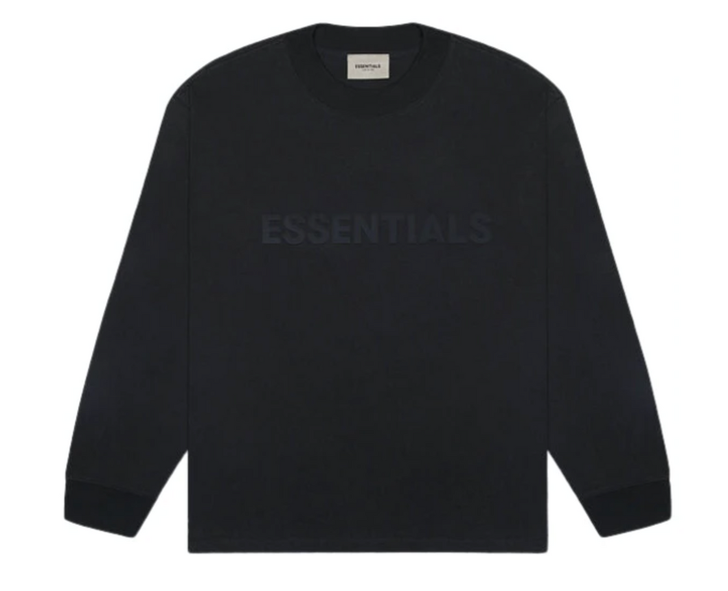 FEAR OF GOD ESSENTIALS 3D Silicon Applique Boxy Long Sleeve (SS20)