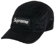 Load image into Gallery viewer, Supreme Velvet Pattern Camp Cap (FW21)