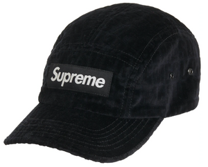 Supreme Velvet Pattern Camp Cap (FW21)