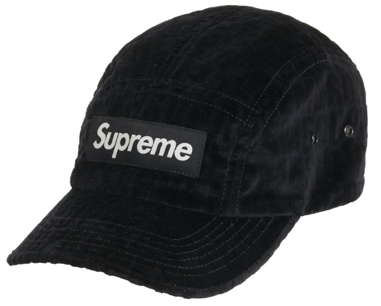 Supreme Velvet Pattern Camp Cap (FW21)