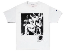Load image into Gallery viewer, Virgil Abloh x MCA Figures of Speech Pyrex Caravaggio Tee