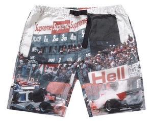 Supreme Grand Prix Belted Shorts (SS19)