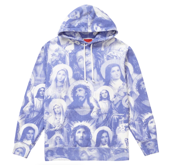 Supreme Jesus and Mary Hoodie (FW18)