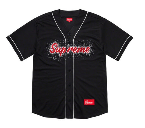 Supreme Rhinestone Baseball Jersey (SS20)